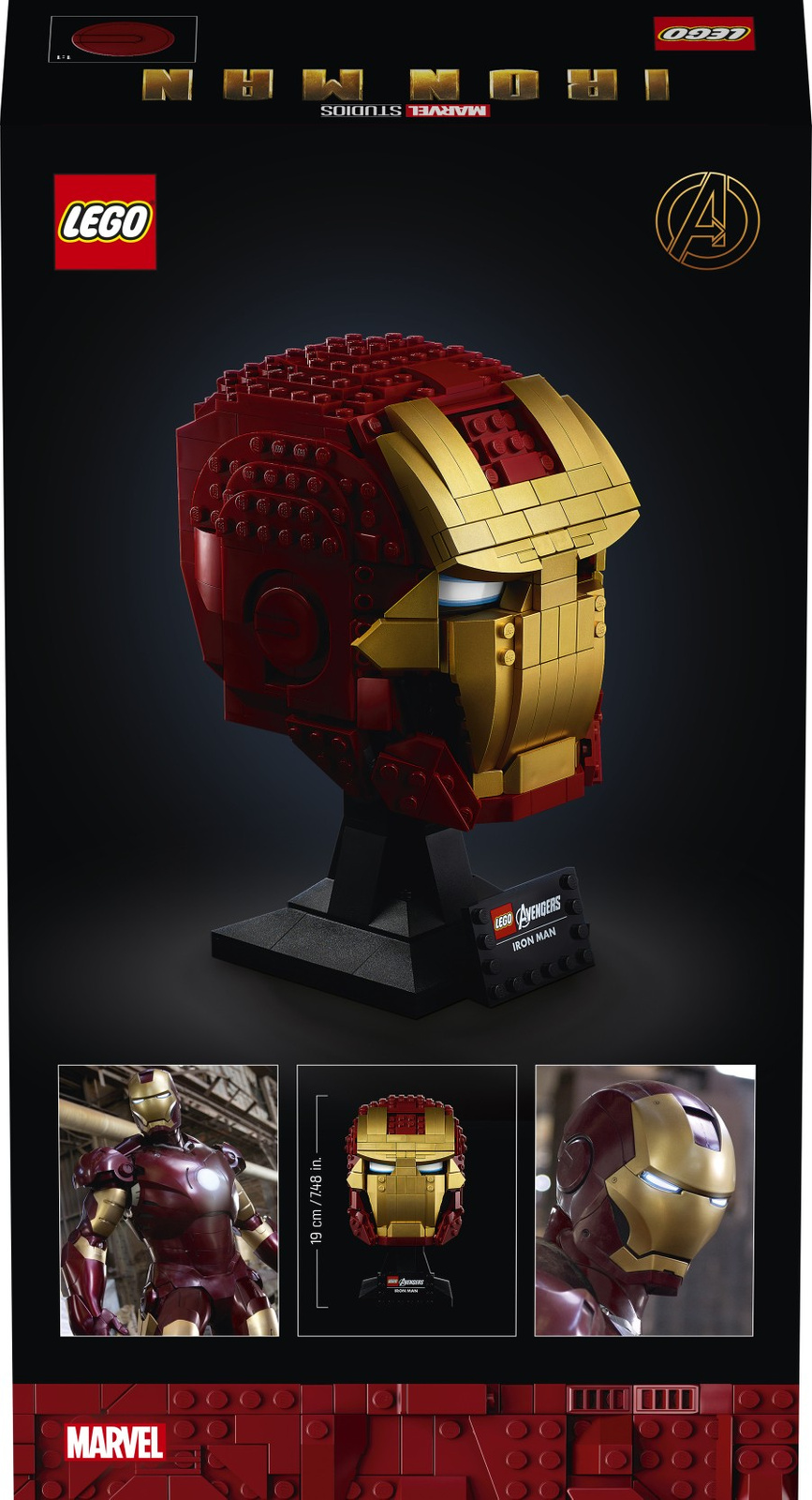 LEGO SUPER HEROES  Hełm Iron Mana 76165