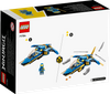 LEGO NINJAGO Odrzutowiec ponaddźwiękowy Jay’a EVO 71784