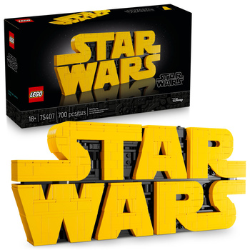 Lego Star Wars 75407 Logo Star Wars Zbudowane z klocków lego