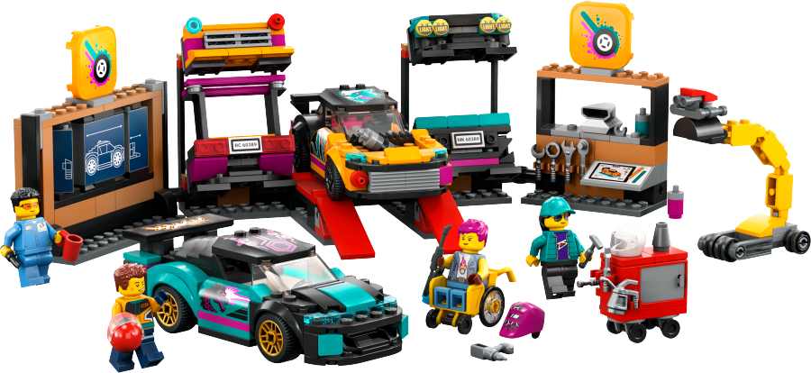 LEGO CITY Warsztat tuningowania samochodów 60389