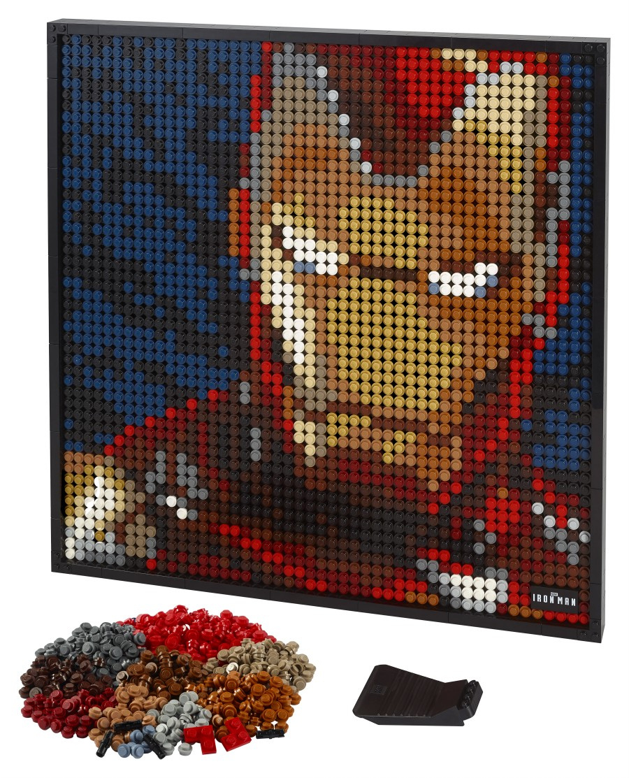 LEGO Art  Iron Man z wytwórni Marvel Studios 31199