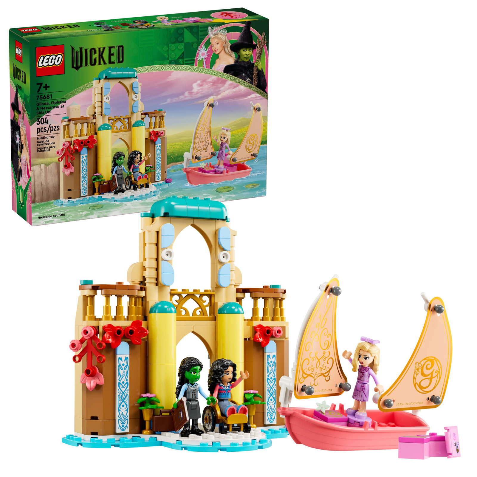 Lego Wicked 75681 Glinda, Elphaba i Nessarose na Shiz University