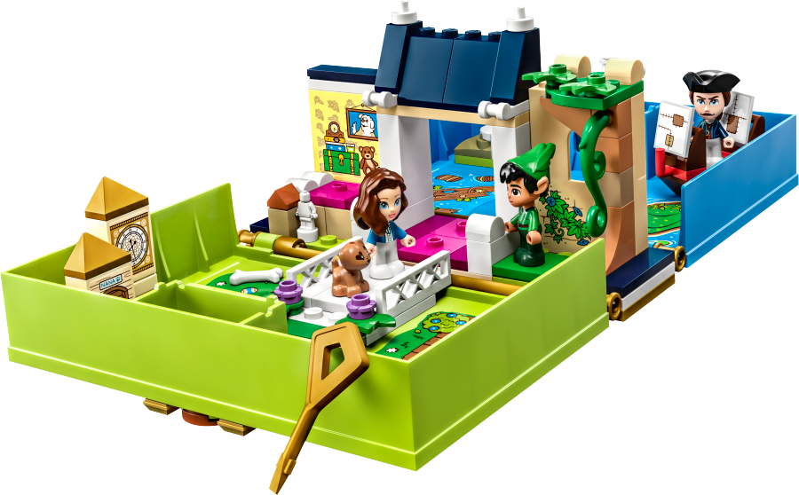 LEGO DISNEY Książka z przygodami Piotrusia Pana i Wendy 43220