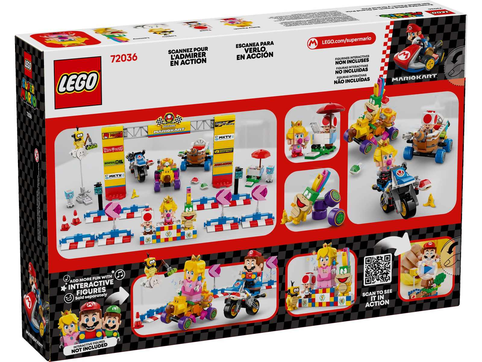 Lego Super Mario 72036 Zestaw Baby Peach i Grand Prix - Mario Kart