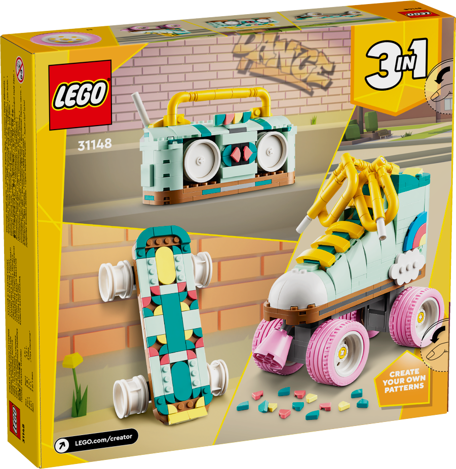 LEGO CREATOR Wrotka w stylu retro 31148