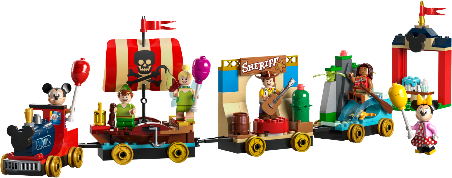 LEGO DISNEY Disney — pociąg pełen zabawy 43212