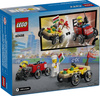 Lego  City 60458 Zestaw wyścigówek: pizza kontra wóz strażacki