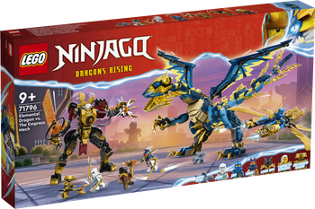 LEGO NINJAGO Smok żywiołu kontra mech cesarzowej 71796
