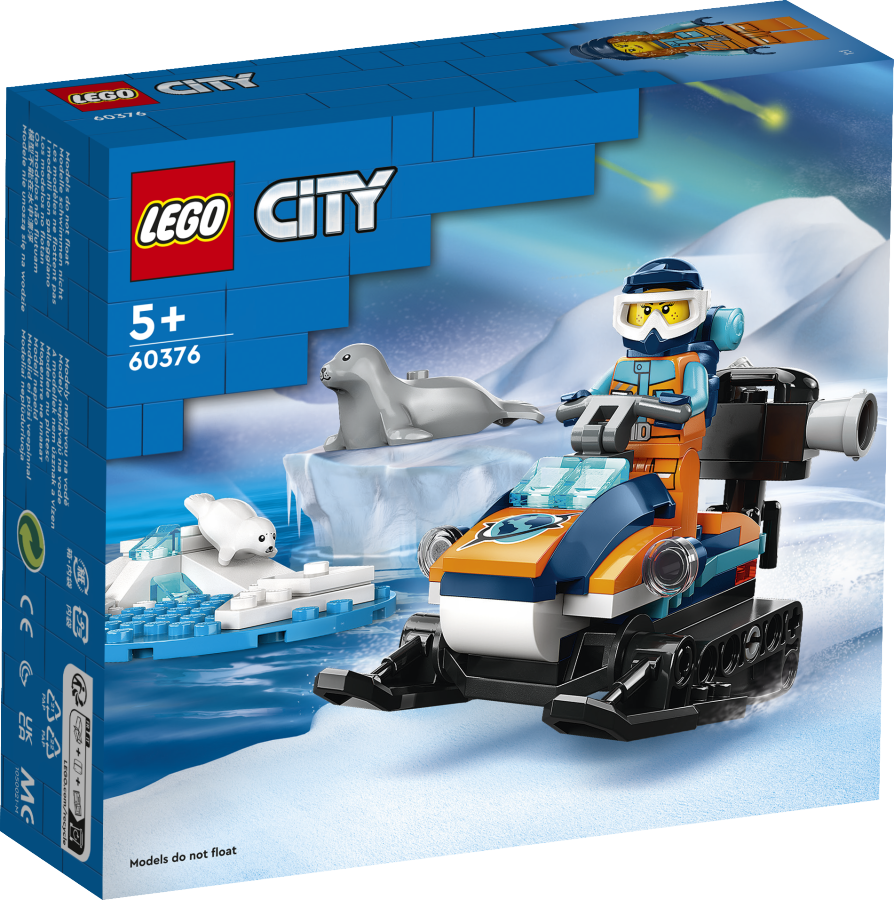 LEGO CITY Skuter śnieżny badacza Arktyki 60376