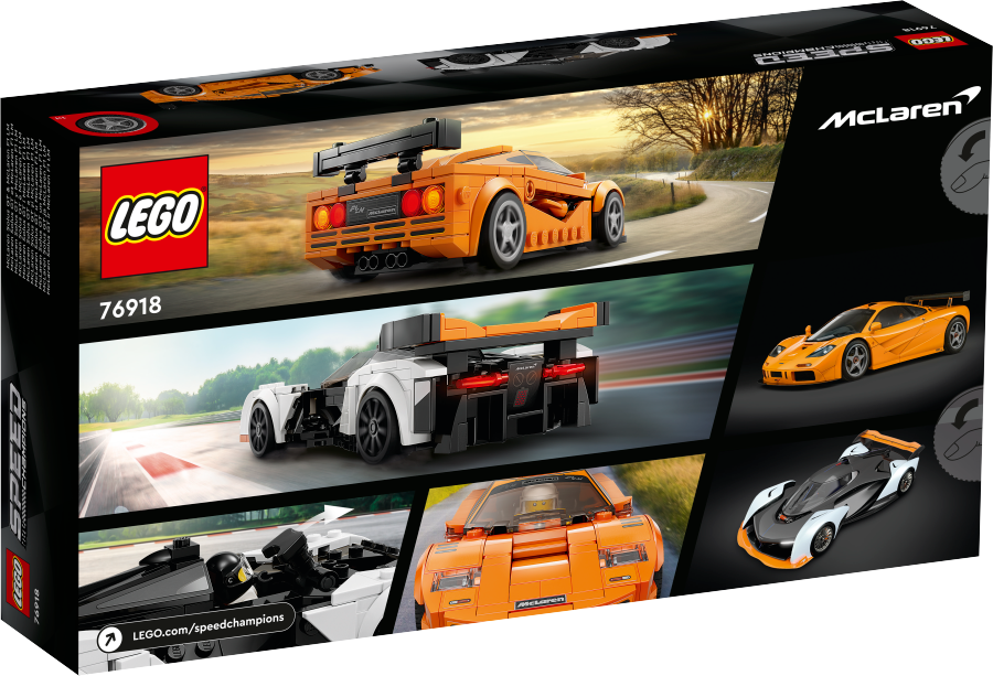 LEGO SPEED CHAMPIONS McLaren Solus GT i McLaren F1 LM 76918