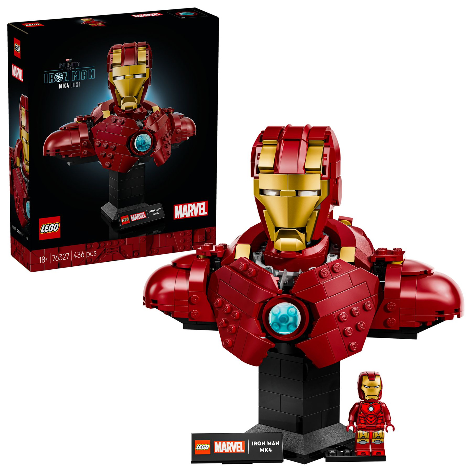 Lego Super Heroes 76327 Popiersie Iron Mana MK4