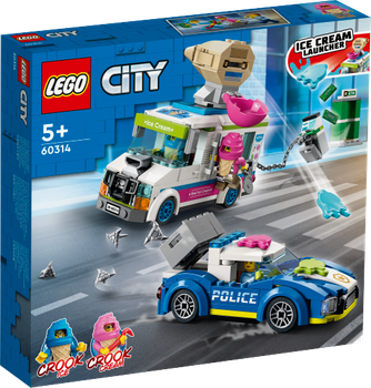LEGO CITY Policyjny pościg za furgonetką z lodami 60314
