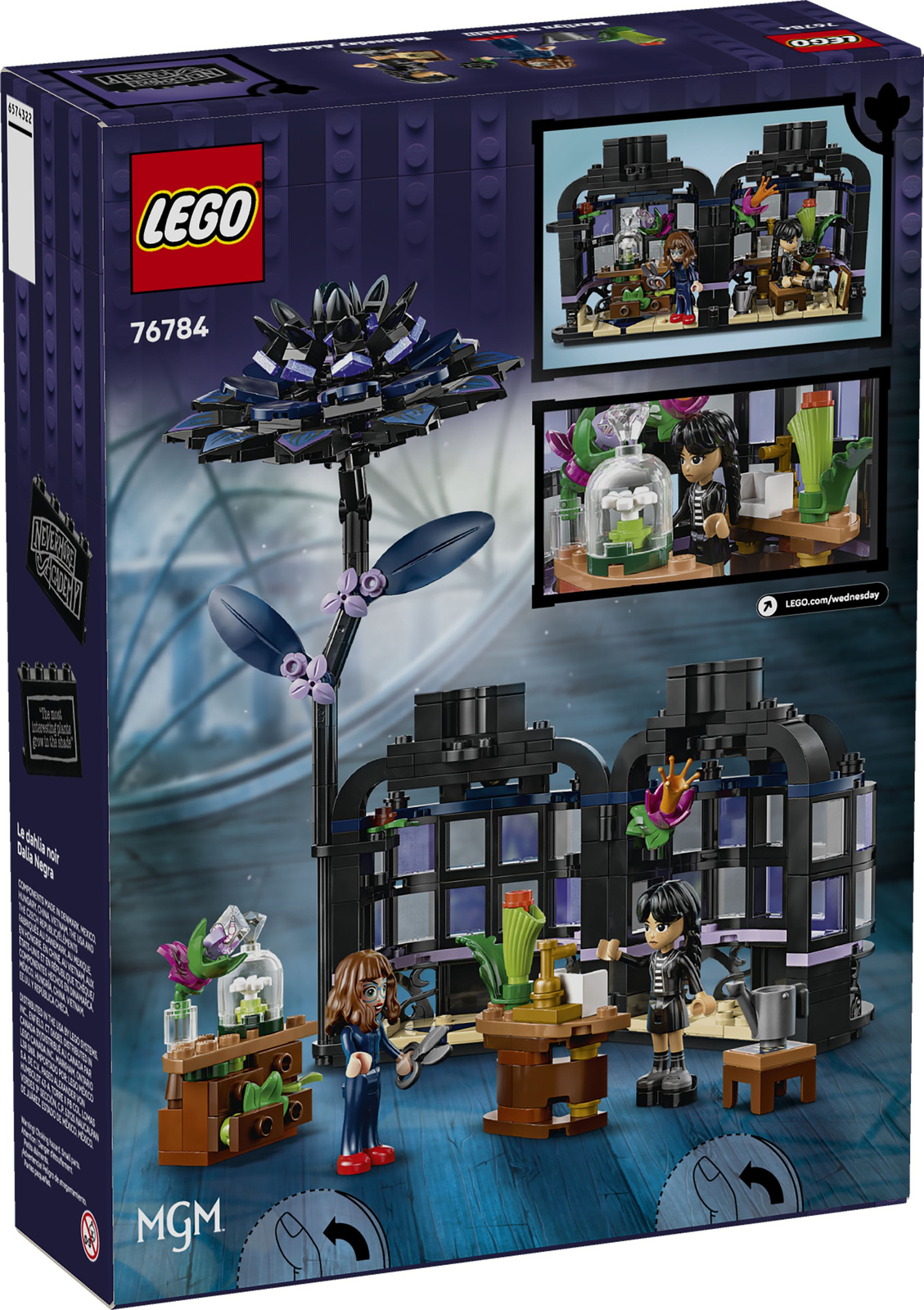Lego Wednesday 76784  Kwiat czarnej dalii