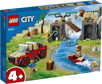 LEGO CITY  Terenówka ratowników dzikich zwierząt 60301