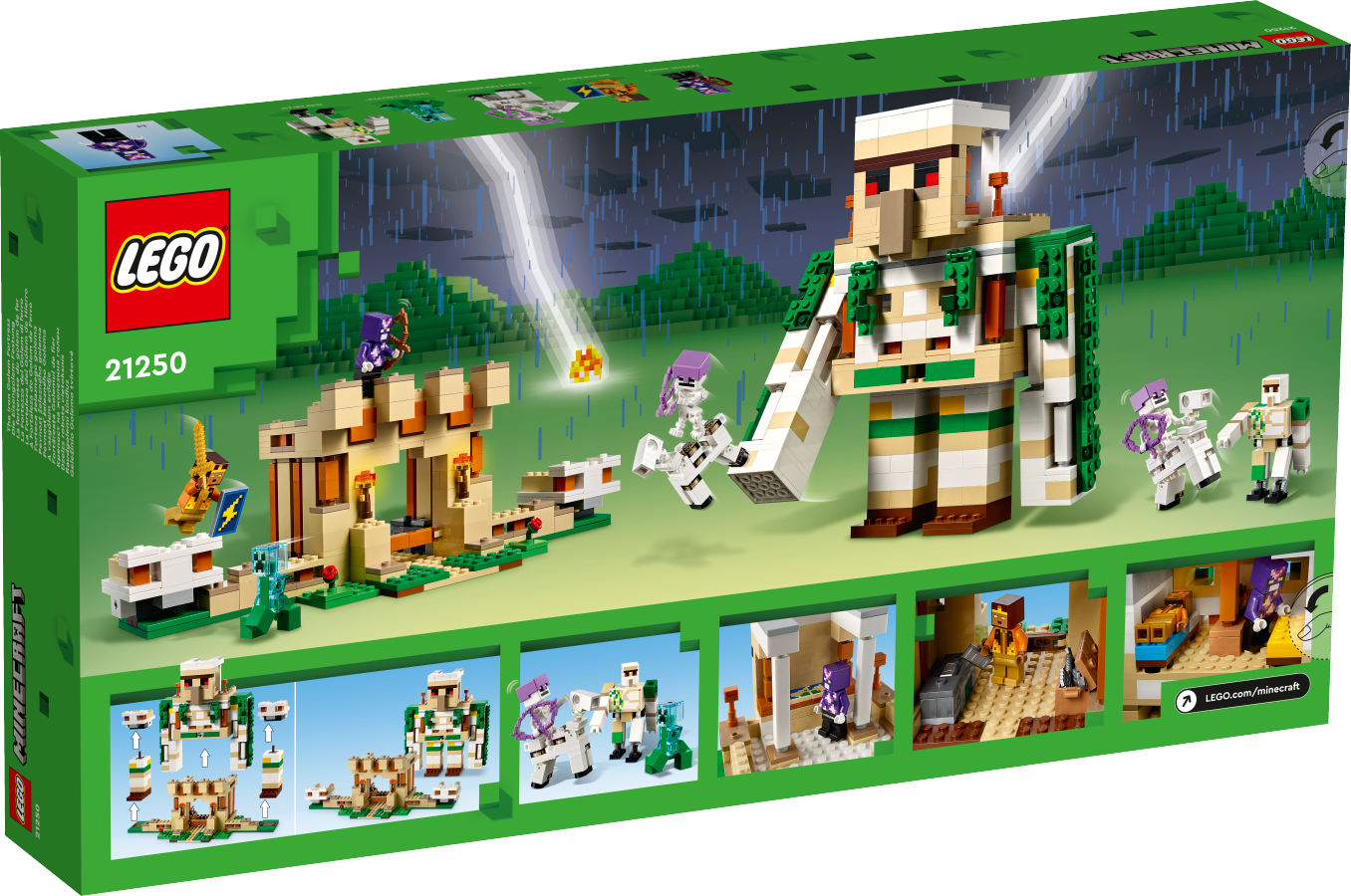 LEGO MINECRAFT Forteca żelaznego golema 21250