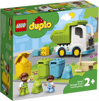 LEGO DUPLO Śmieciarka i Recykling 10945