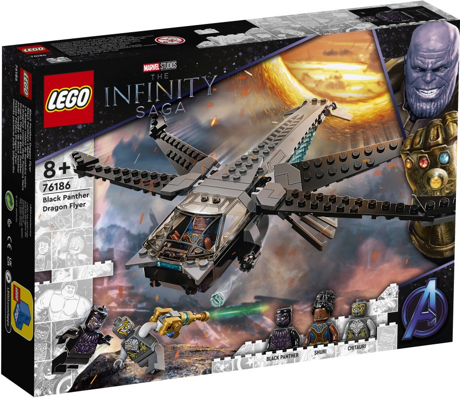 LEGO SUPER HEROES  Helikopter Czarnej Pantery 76186