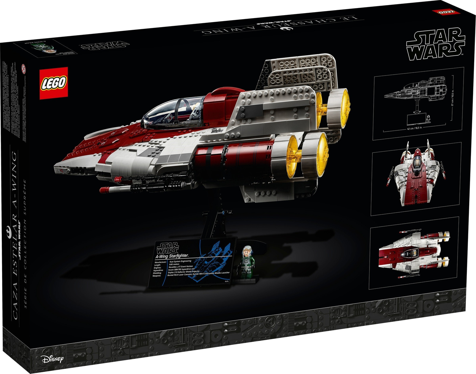 LEGO STAR WARS™  Myśliwiec A-wing  75275