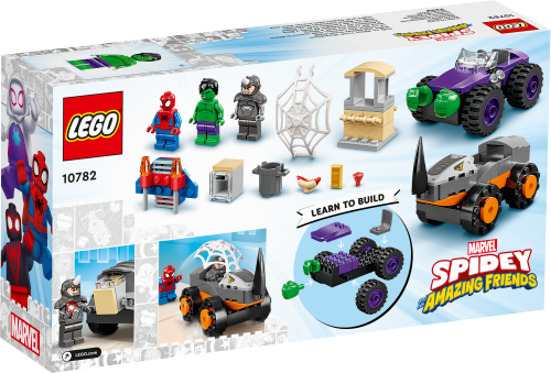 LEGO SUPER HEROES Hulk kontra Rhino — starcie pojazdów 10782
