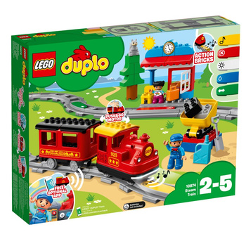 LEGO DUPLO  Pociąg parowy 10874