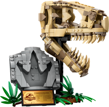 LEGO JURASSIC WORLD Szkielety dinozaurów — czaszka tyranozaura 76964