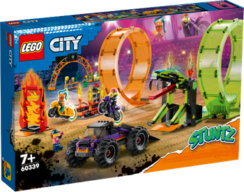 LEGO CITY Kaskaderska arena z dwoma pętlami 60339