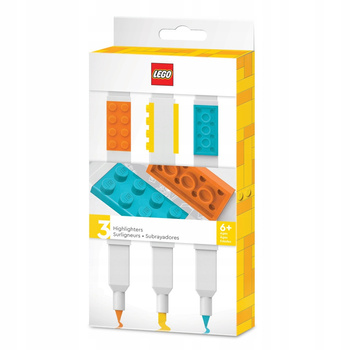 Zestaw zakreślaczy LEGO 51685 3 szt. kolorowe