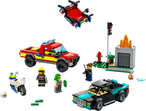 LEGO CITY Akcja strażacka i policyjny pościg 60319