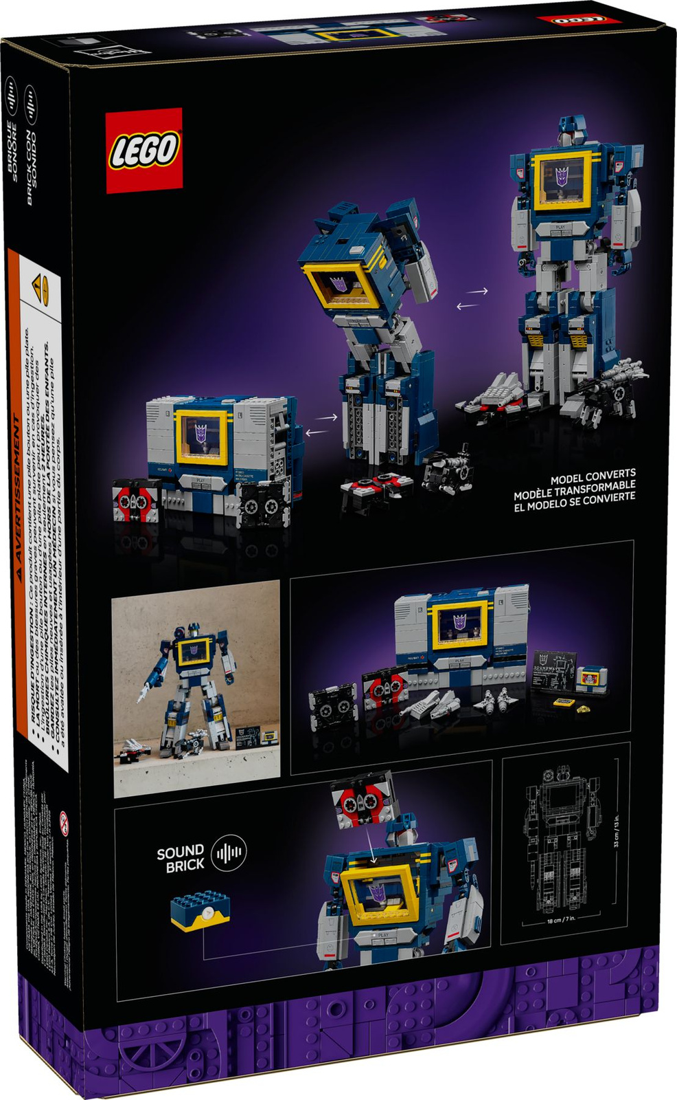 Lego Icons 10358 Transformers: Soundwave