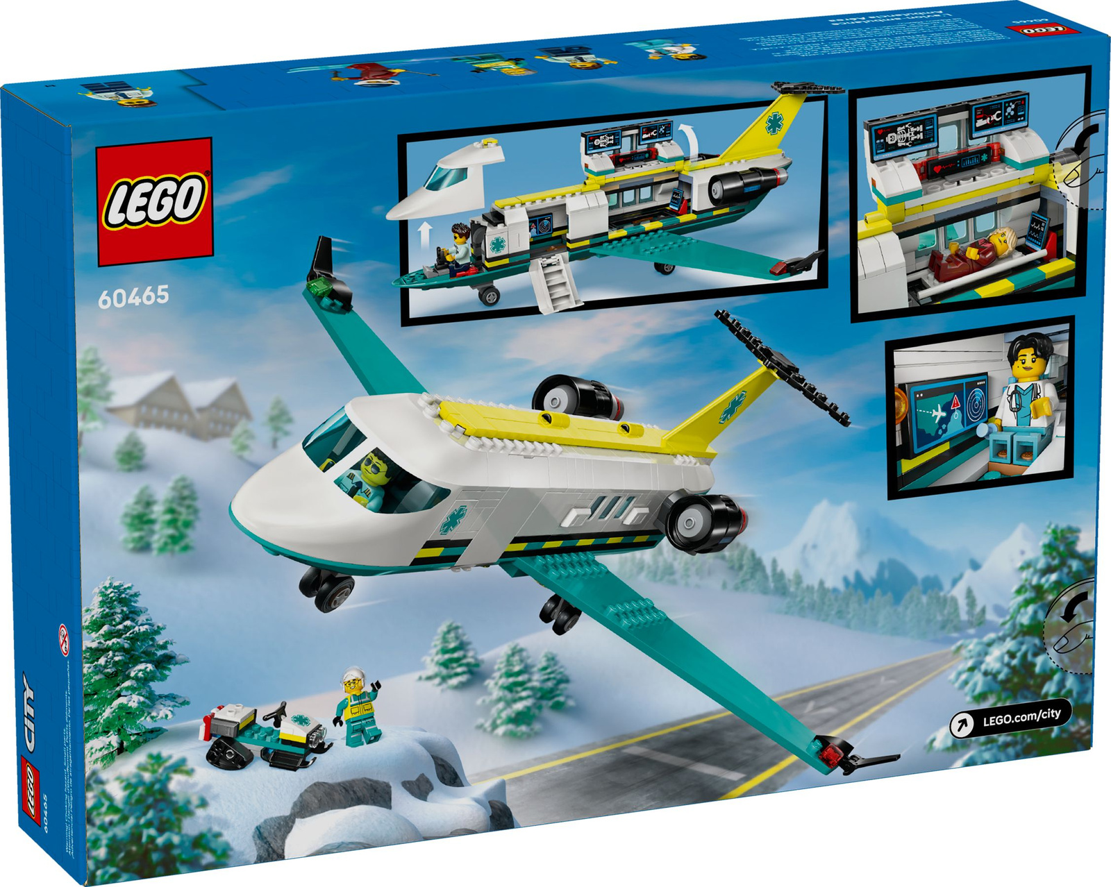Lego City 60465 Samolot pogotowia ratunkowego