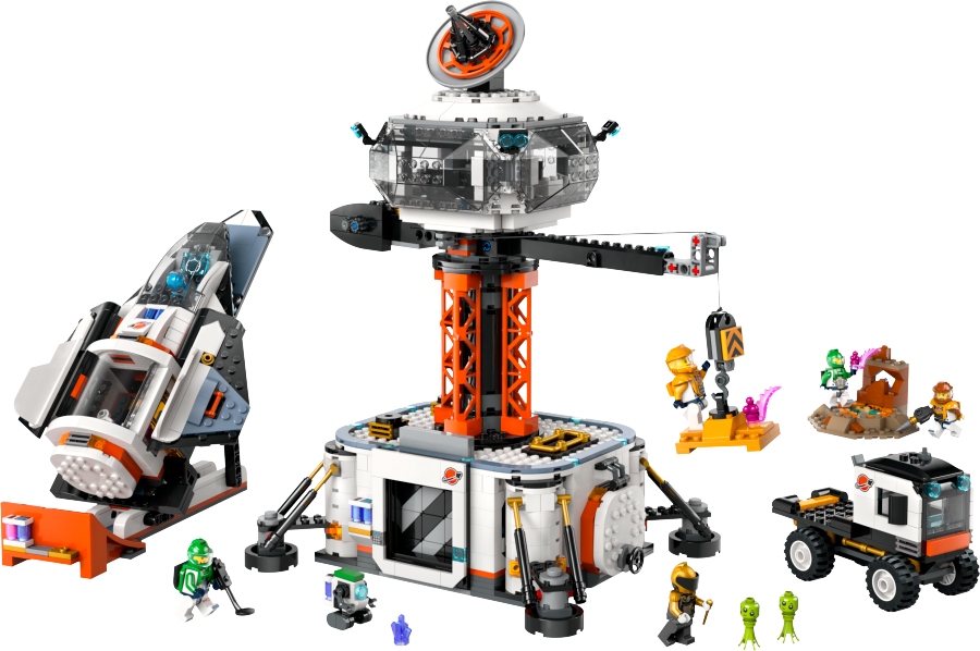 LEGO CITY Stacja kosmiczna i stanowisko startowe rakiety 60434