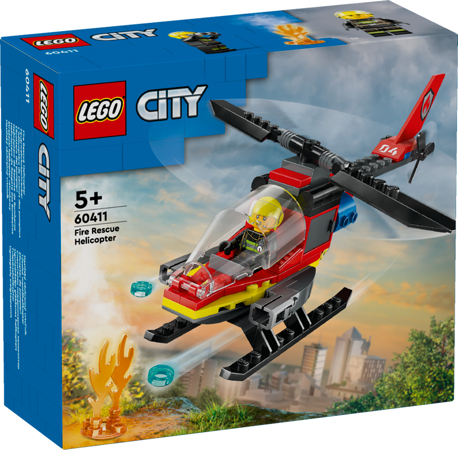 LEGO CITY Strażacki helikopter ratunkowy 60411