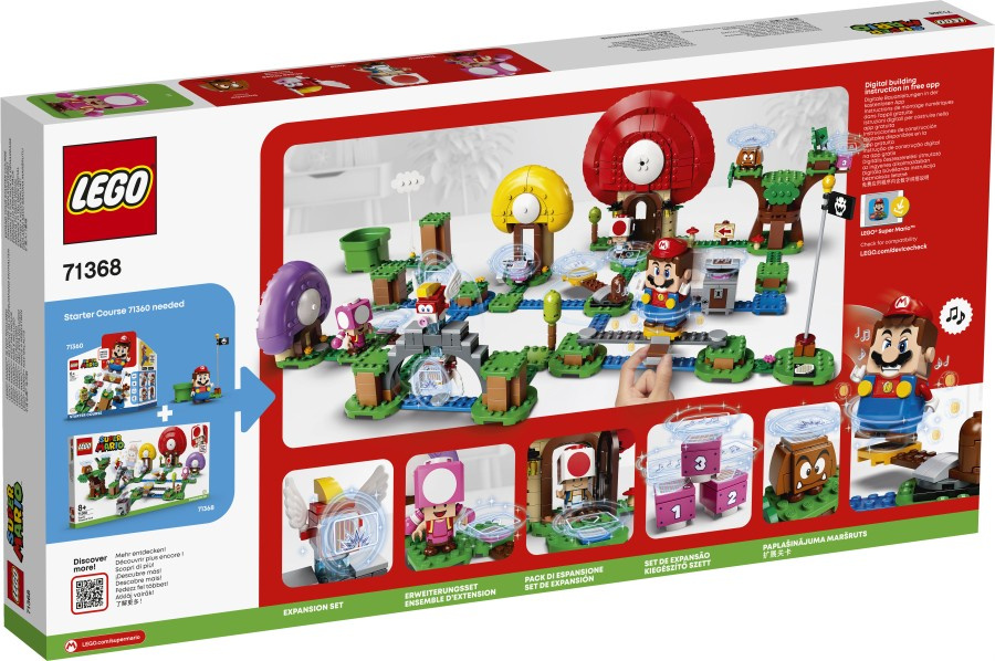 LEGO SUPER MARIO  Toad szuka skarbu — zestaw rozszerzony 71368