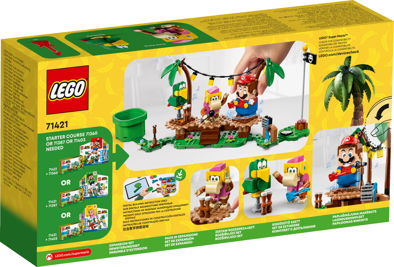 LEGO MARIO Dżunglowy koncert Dixie Kong — zestaw rozszerzający 71421