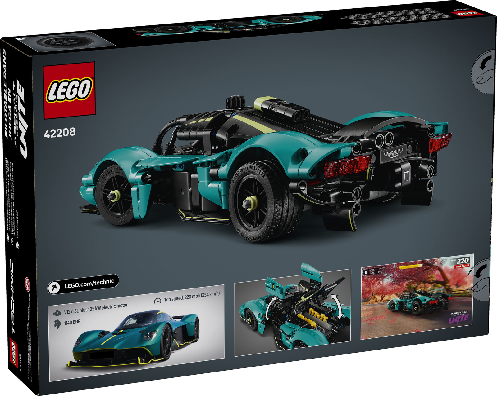 Lego Technic 42208 Aston Martin Valkyrie