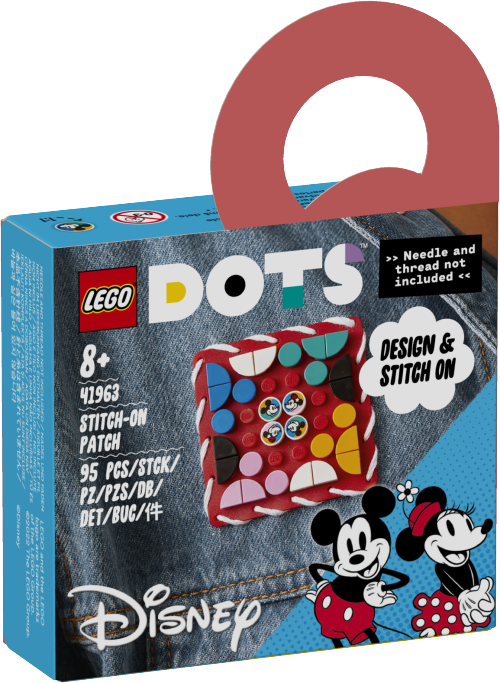 LEGO DOTS Myszka Miki i Myszka Minnie — naszywka 41963