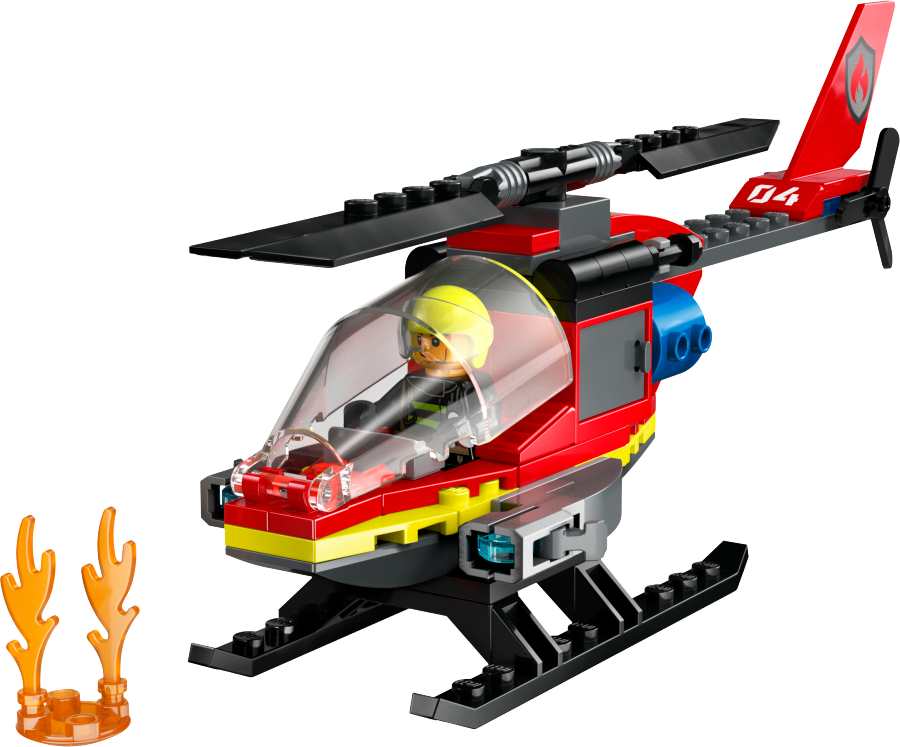 LEGO CITY Strażacki helikopter ratunkowy 60411