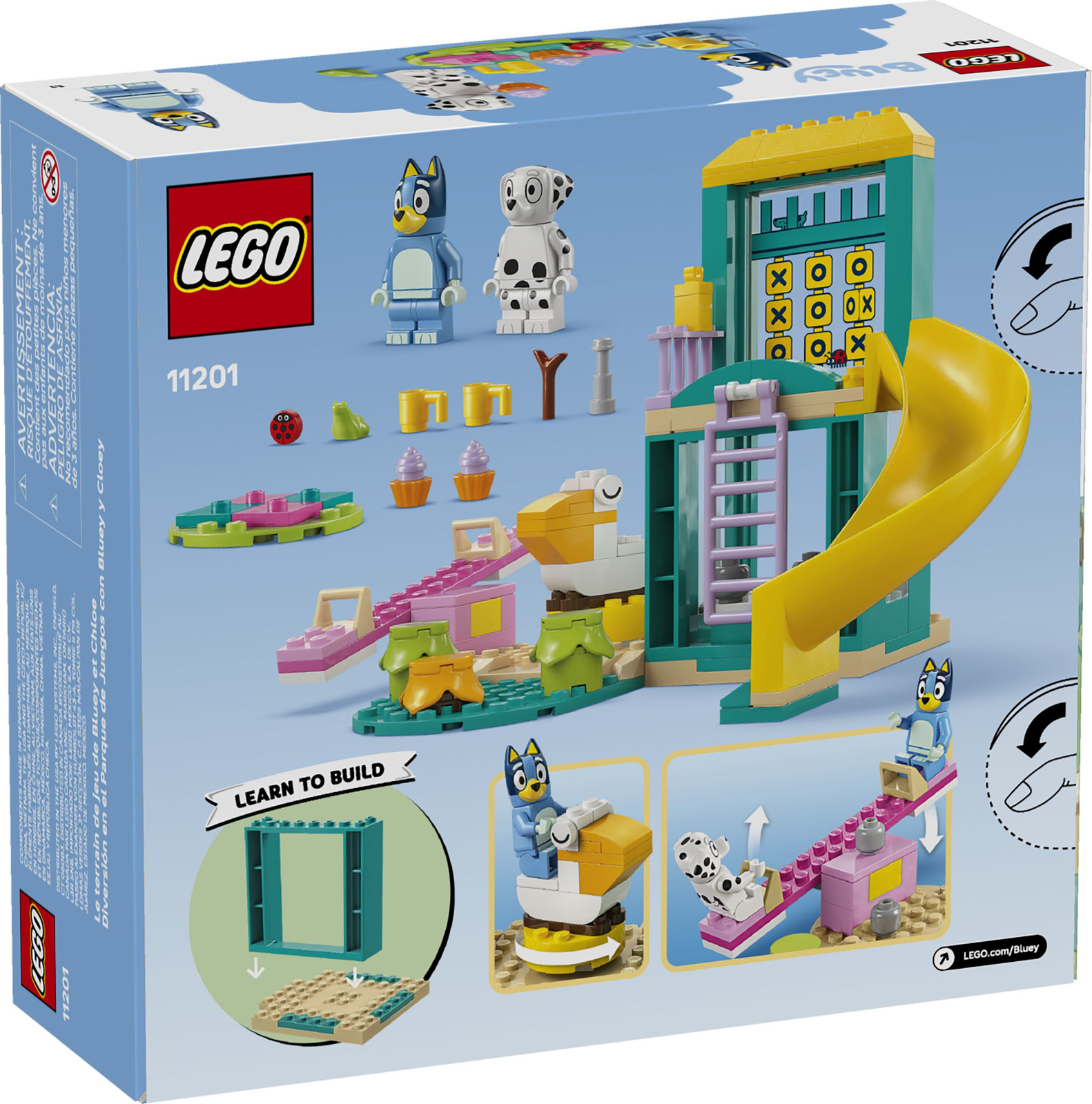 Lego Bluey 11201 Blue i Łatko na placu zabaw