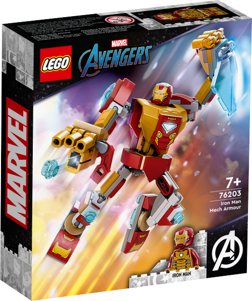LEGO SEPER HEROES Mechaniczna zbroja Iron Mana 76203