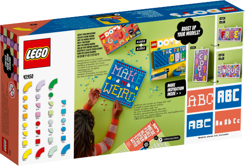 LEGO DOTS  Rozmaitości DOTS — literki 41950