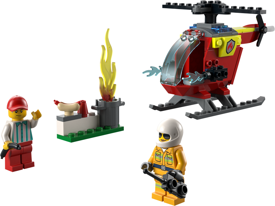 LEGO CITY Helikopter strażacki 60318
