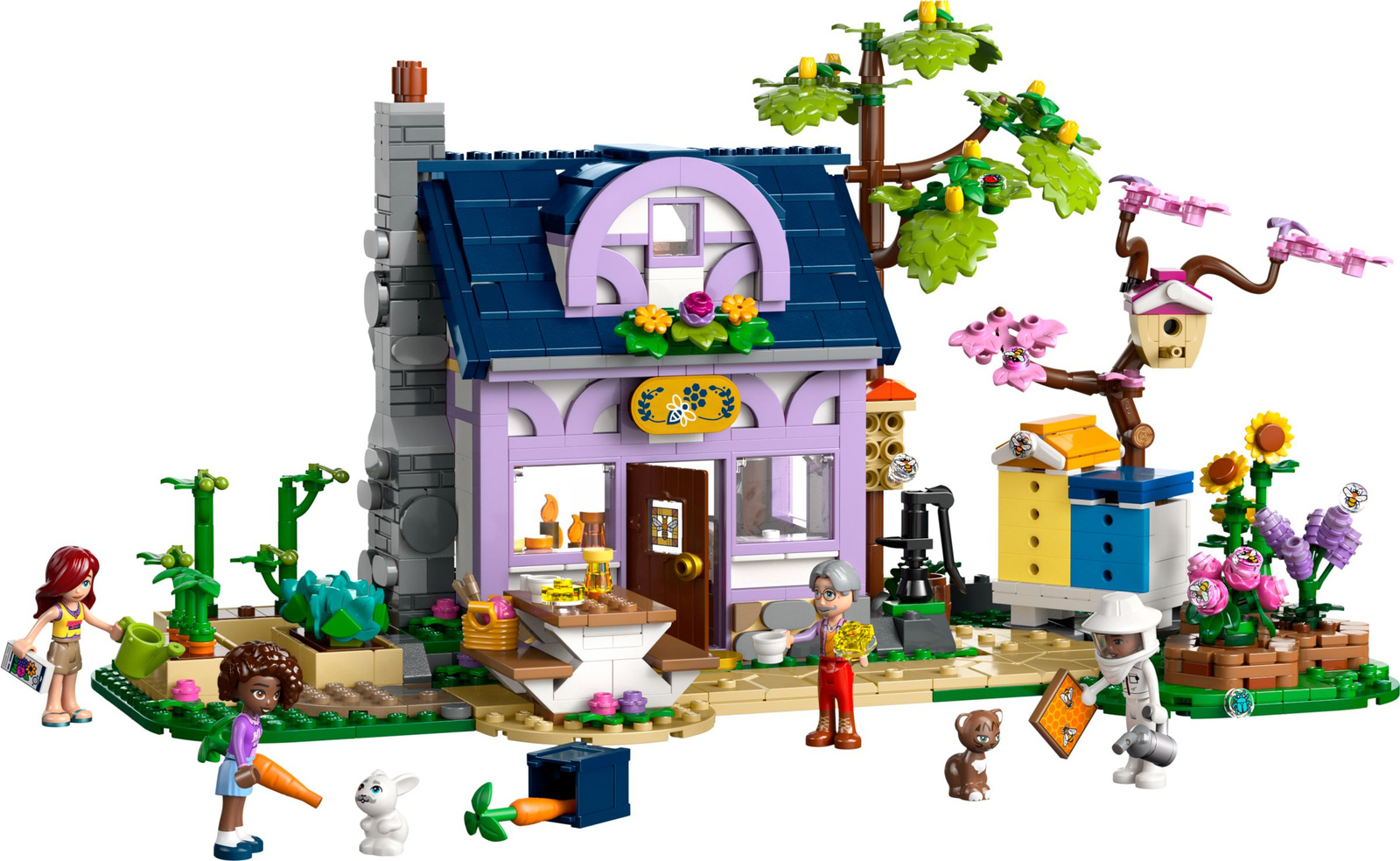 Lego Friends 42663 Dom pszczelarzy i kwiatowy ogród