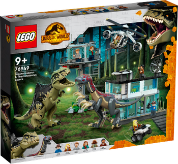 LEGO JURASSIC WORLD Atak giganotozaura i terizinozaura 76949