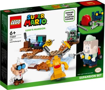 LEGO SUPER MARIO Zestaw rozszerzający Laboratorium w rezydencji Luigiego™ i Poltergust 71397