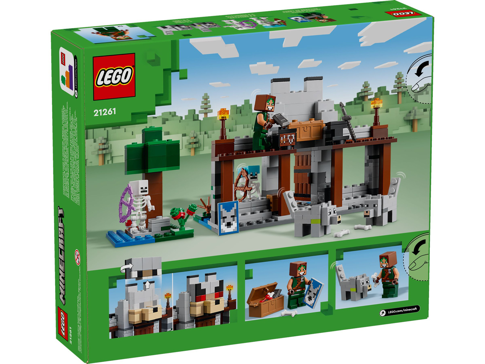Lego Minecraft 21261 Wilcza twierdza