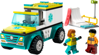 LEGO CITY Karetka i snowboardzista 60403