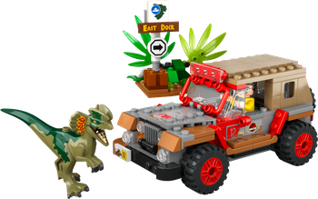 LEGO JURASSIC WORLD Zasadzka na dilofozaura 76958