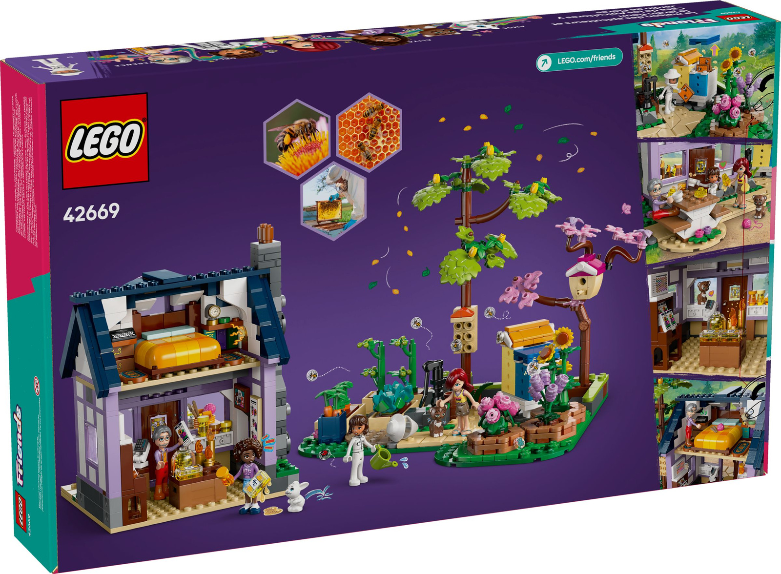 Lego Friends 42669 Dom pszczelarzy i kwiatowy ogród