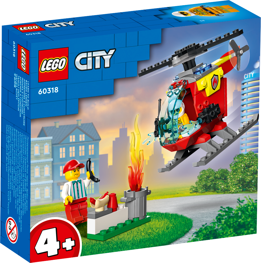 LEGO CITY Helikopter strażacki 60318