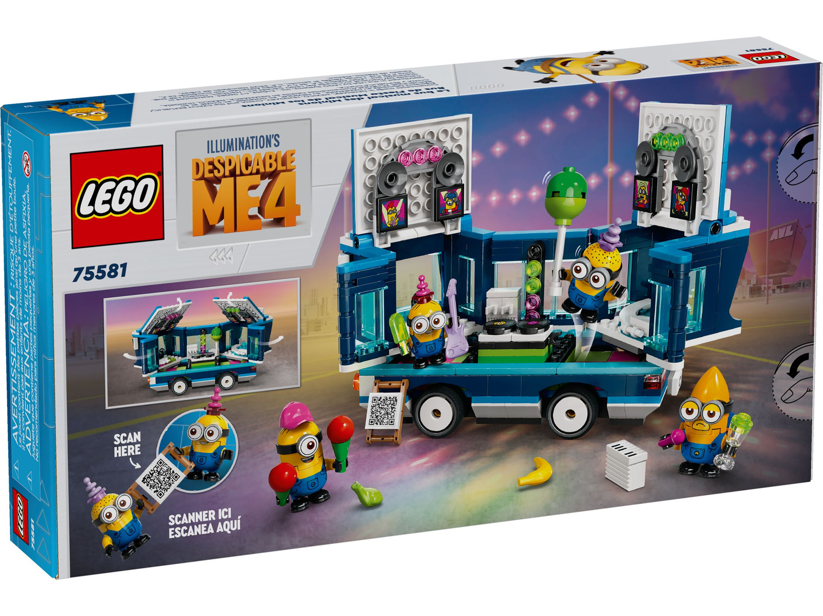Lego Minionki 75581 Imprezowy autobus minionków